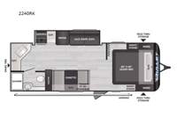 Bullet Classic 2240RK Floorplan