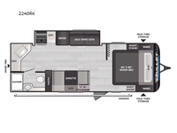 Bullet Classic 2240RK Floorplan Image