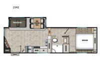 Phoenix Lite 25RE Floorplan Image