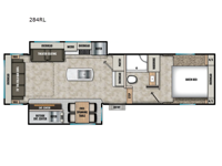 Phoenix Lite 284RL Floorplan Image