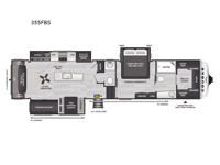 Cougar 355FBS Floorplan Image