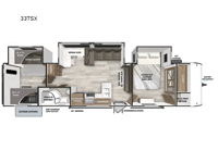 Salem 33TSX Floorplan Image