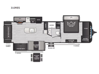 Bullet 310RES Floorplan