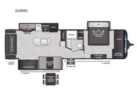 Bullet 310RES Floorplan Image