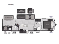 Bullet 330BKQ Floorplan Image