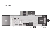 Hideout 26PATIO Floorplan Image