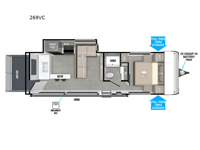 Wildwood FSX 269VC Floorplan Image