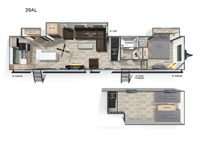 Cherokee Timberwolf 39AL Floorplan Image