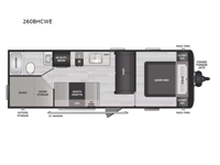 Springdale Classic 260BHCWE Floorplan Image