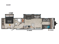 Sportsmen 362BH Floorplan Image