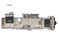 Sportsmen 362DB Floorplan Image