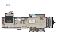 Sportsmen 363FL Floorplan Image