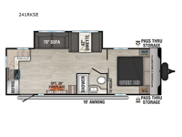 Sportsmen SE 241RKSE Floorplan Image