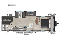 Sportsmen SE 261BHKSE Floorplan Image