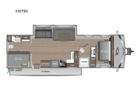 Jay Flight SLX 330TBS Floorplan Image