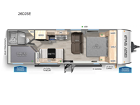 Cherokee Grey Wolf 26DJSE Floorplan Image