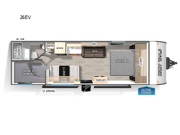 Cherokee Grey Wolf 26EV Floorplan Image