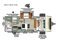 No Boundaries NB20.4 Beast Mode Floorplan Image