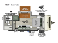 No Boundaries NB19.4 Beast Mode Floorplan Image