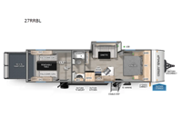 Cherokee Grey Wolf Black Label 27RRBL Floorplan Image