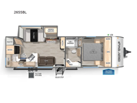 Cherokee Grey Wolf Black Label 26SSBL Floorplan Image