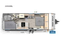 Cherokee Grey Wolf Black Label 22MKSEBL Floorplan Image