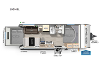 Cherokee Grey Wolf Black Label 19SMBL Floorplan Image