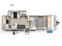 Cherokee Grey Wolf 26SS Floorplan Image