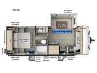 Flagstaff Micro Lite 25FKB Floorplan Image