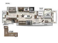 Sabre 38DBL Floorplan Image