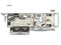 Sabre 25RLS Floorplan Image