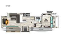 Sabre 33RLP Floorplan Image