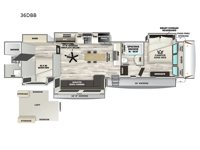 Sabre 36DBB Floorplan Image