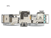 Sabre 36ML Floorplan Image