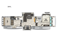 Sabre 36ML Floorplan