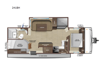 Range Lite 241BH Floorplan Image