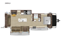 Open Range Light 290RLS Floorplan Image