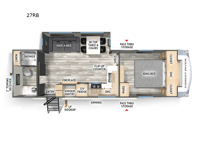 Cardinal 27RB Floorplan Image