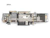 New 2025 Forest River RV Cardinal 35FUN image