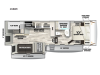 Sabre 26BBR Floorplan Image