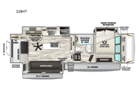 Sabre 32BHT Floorplan Image