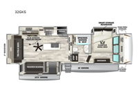Sabre 32GKS Floorplan