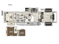 Sabre 37FLL Floorplan Image