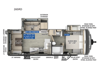 Flagstaff Super Lite 26SRD Floorplan Image