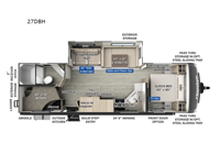 Flagstaff Super Lite 27DBH Floorplan Image