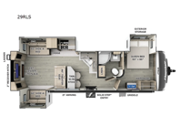 Flagstaff Super Lite 29RLS Floorplan Image