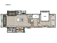 Chaparral 298RLS Floorplan Image