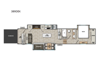 Chaparral 389DEK Floorplan Image