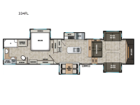 Chaparral 334FL Floorplan