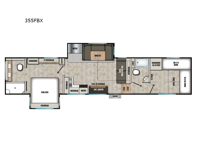 Chaparral 355FBX Floorplan Image